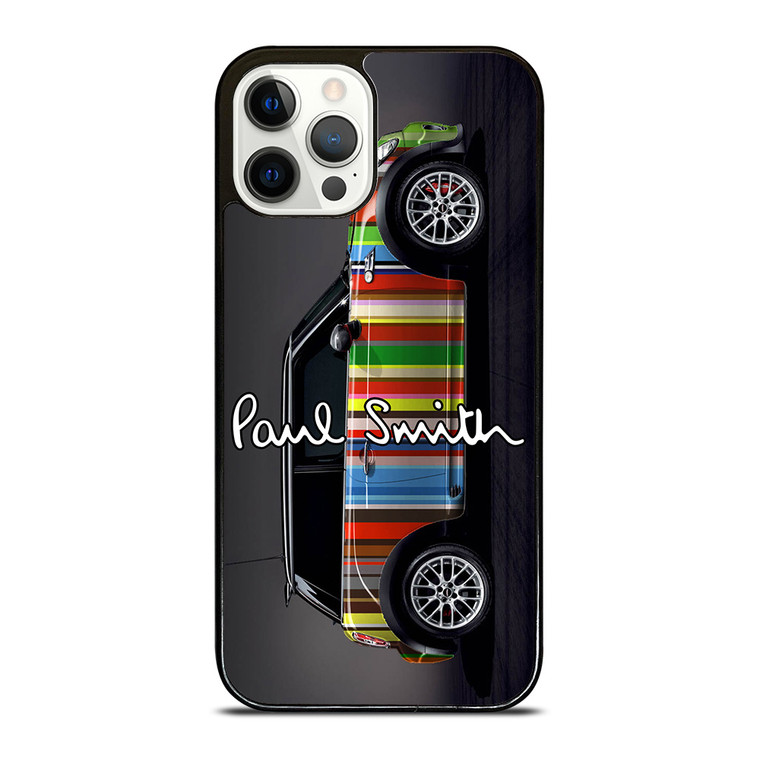 MINI COOPER CAR PAUL SMITH PATTERN iPhone 12 Pro Case Cover