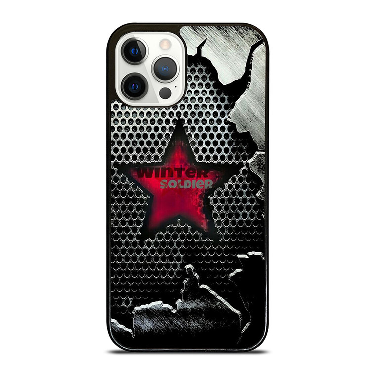 WINTER SOLDIER METAL LOGO AVENGERS iPhone 12 Pro Case Cover