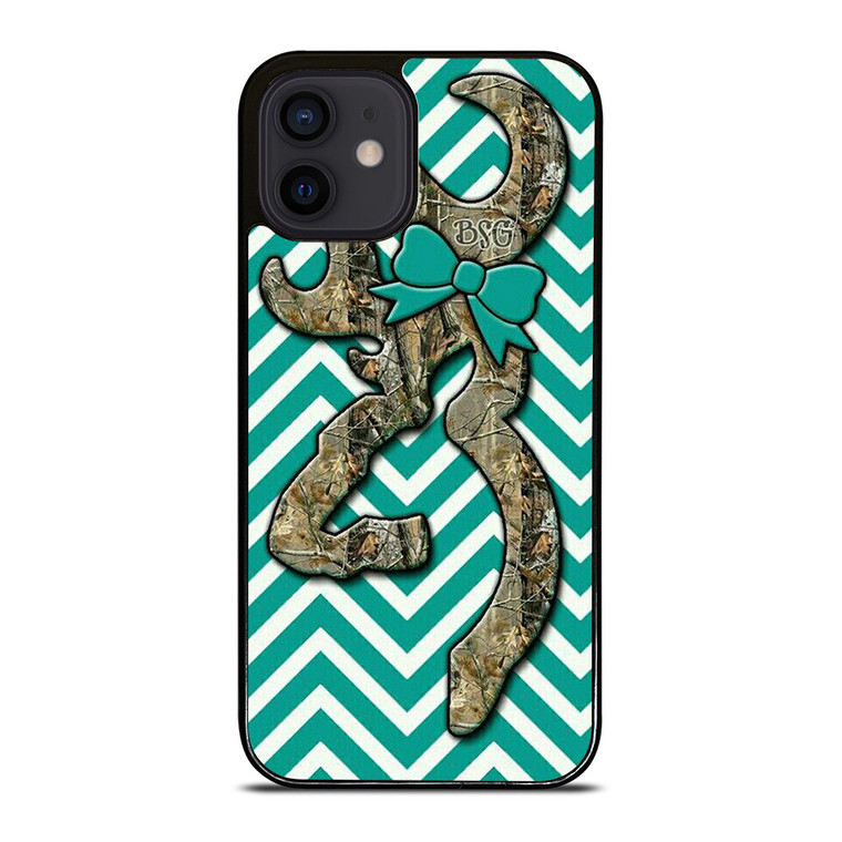 COUNTRY GAL CAMO BROWNING CHEVRON iPhone 12 Mini Case Cover