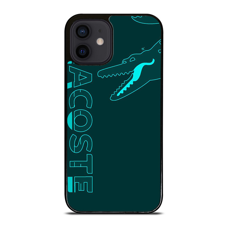 LACOSTE CROC LOGO GREEN iPhone 12 Mini Case Cover