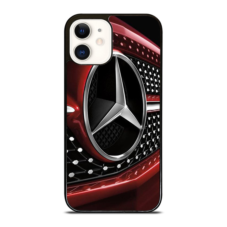 MERCEDES BENZ LOGO RED EMBLEM iPhone 12 Case Cover