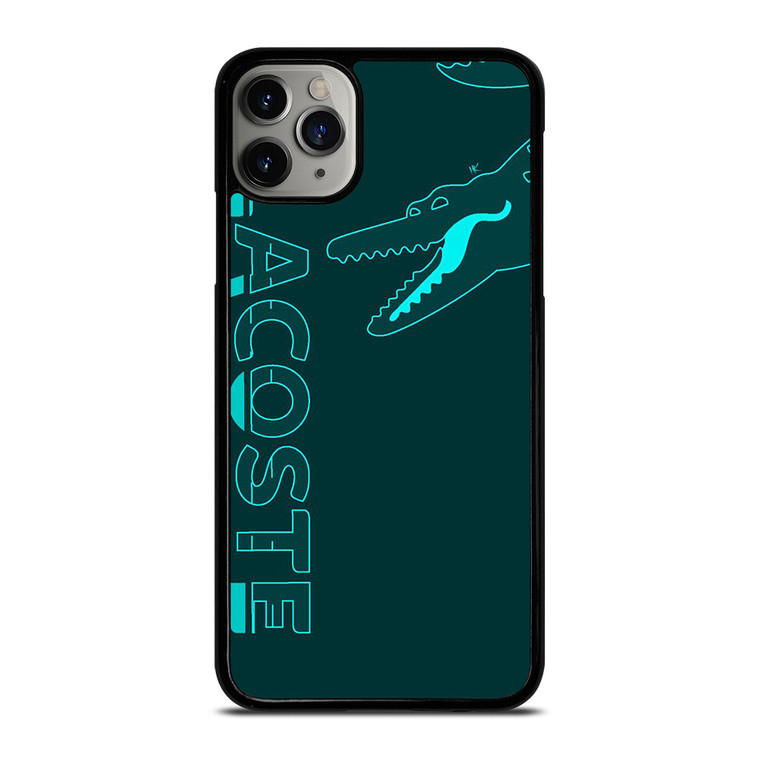 LACOSTE CROC LOGO GREEN iPhone 11 Pro Max Case Cover