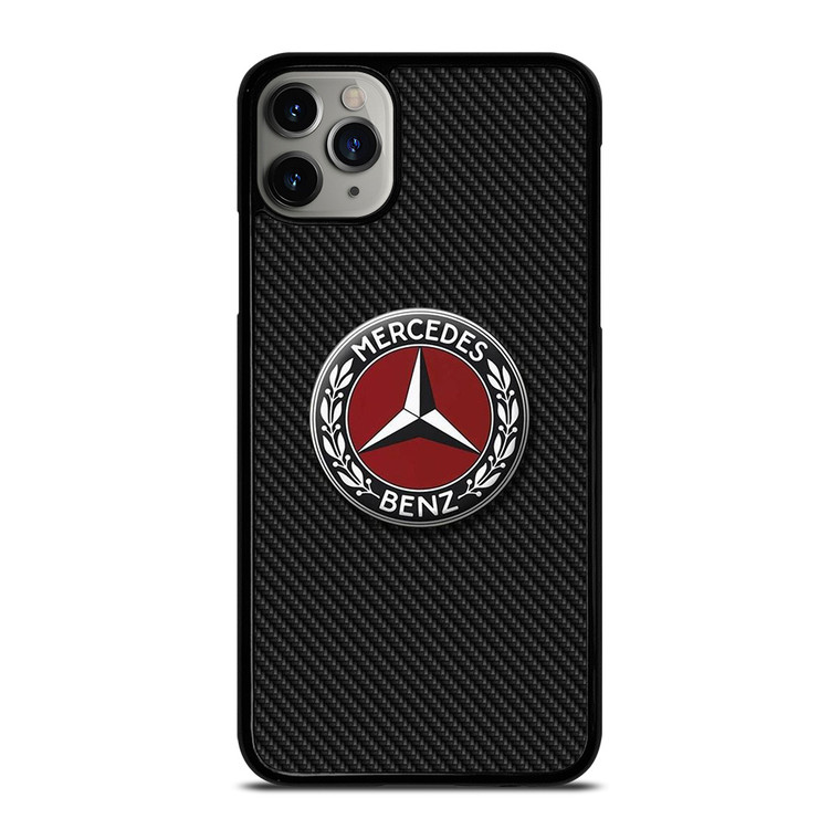 MERCEDES BENZ CLASSIC LOGO CARBON iPhone 11 Pro Max Case Cover