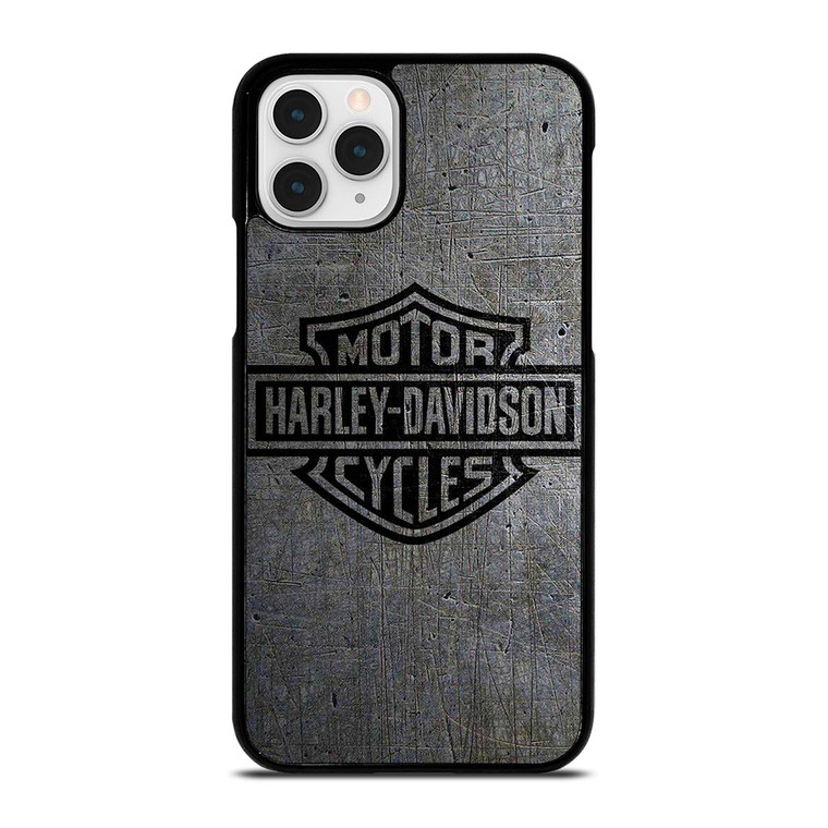 HARLEY DAVIDSON MOTORCYCLES COMPANY LOGO METAL iPhone 11 Pro Case Cover