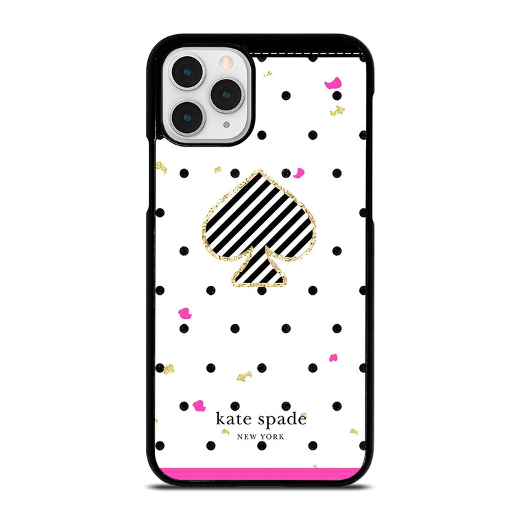 KATE SPADE NEW YORK LOGO POLKADOTS ICON iPhone 11 Pro Case Cover