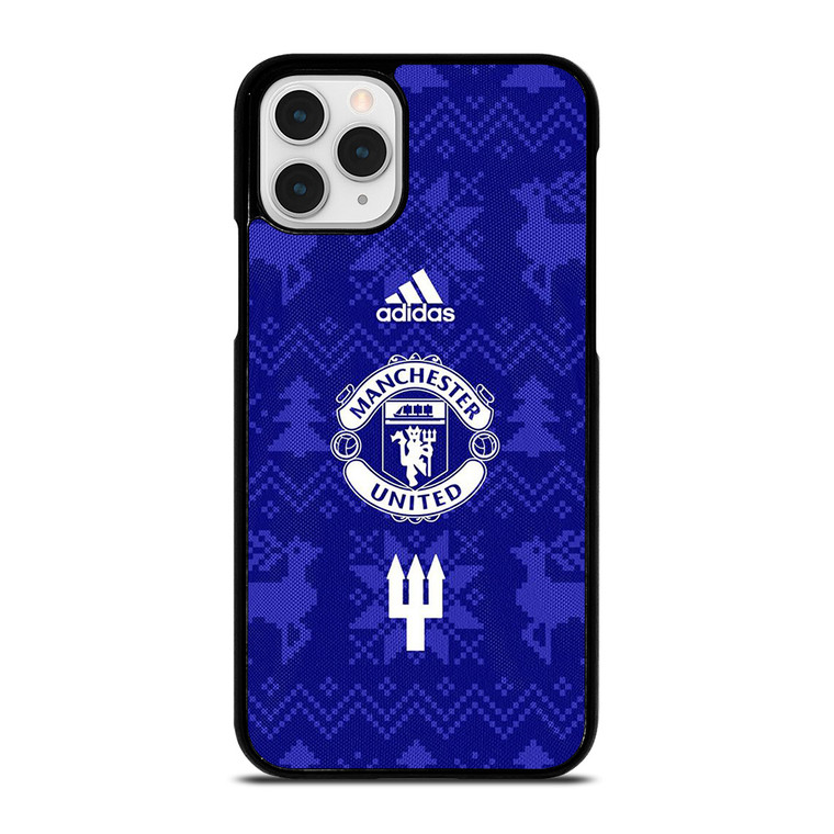 MANCHESTER UNITED FC LOGO FOOTBALL BLUE ICON iPhone 11 Pro Case Cover