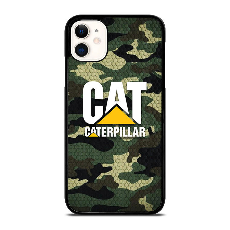 CATERPILLAT TRACTOR LOGO CAT CAMO ICON iPhone 11 Case Cover