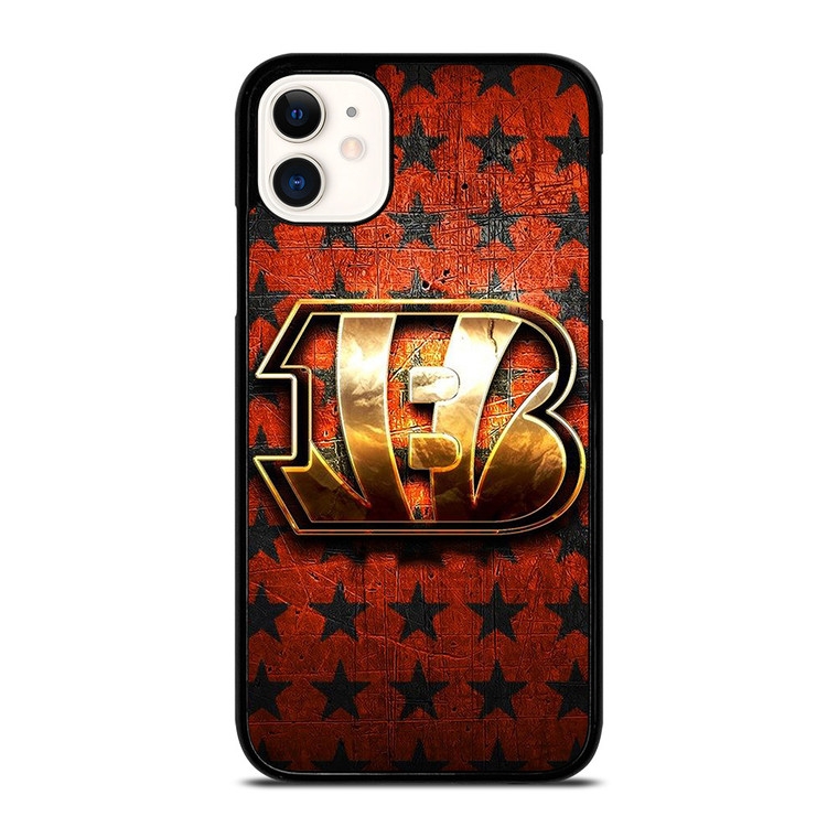 CINCINNATI BENGALS FOOTBALL TEAM LOGO iPhone 11 Case Cover