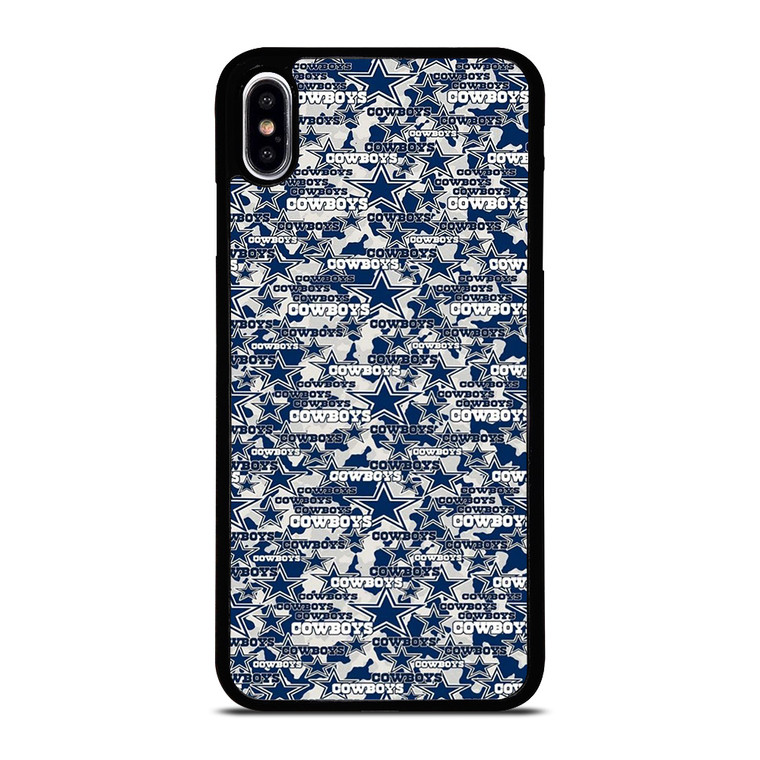 DALLAS COWBOYS LOGO FOOTBAL TEAM COLLAGE ICON iPhone XS Max Case Cover