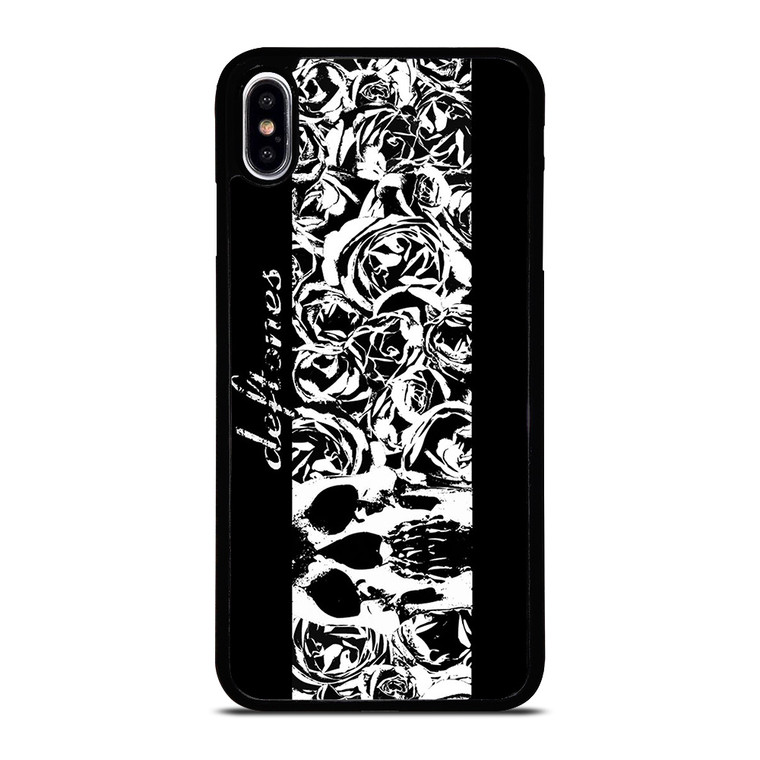 DEFTONES ROCK BAND LOGO SKULL ROSE iPhone XS Max Case Cover