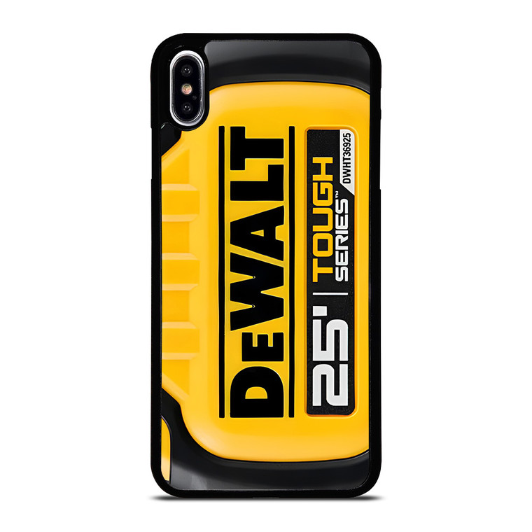 DEWALT TOOL LOGO TAPE MEASURE iPhone XS Max Case Cover