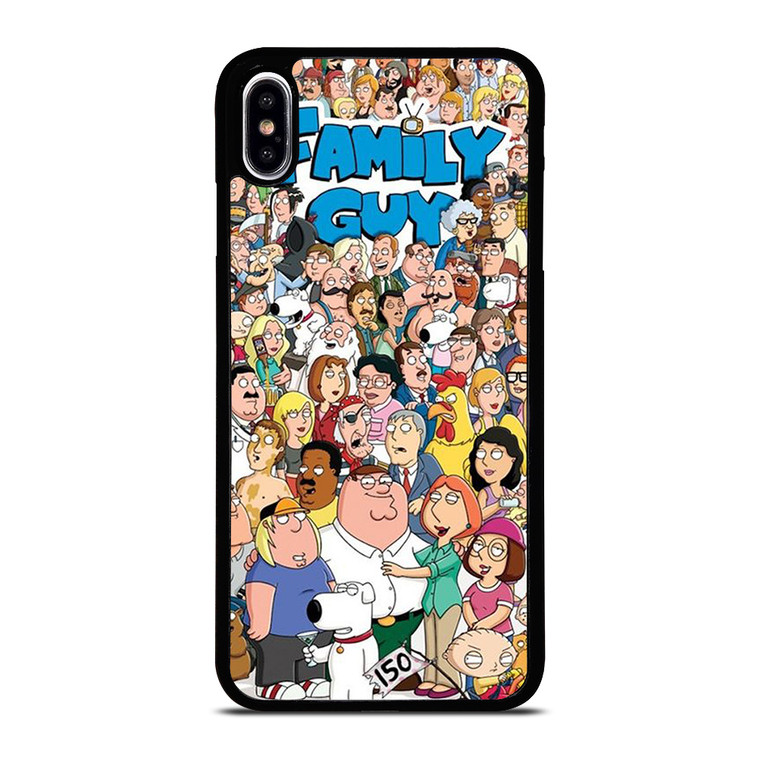 FAMILY GUY CARTOON ALL CHARACTERS iPhone XS Max Case Cover