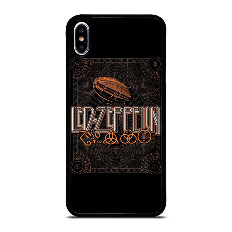 LED ZEPPELIN BAND LOGO MOTHERSHIP ICON ART iPhone XS Max Case Cover