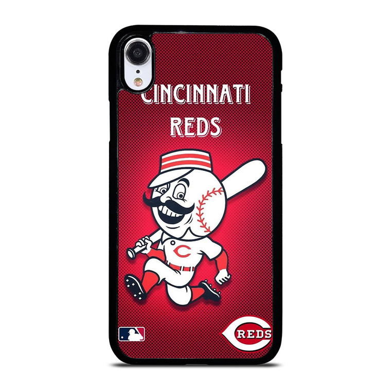 CINCINNATI REDS LOGO MLB BASEBALL TEAM MASCOT iPhone XR Case Cover