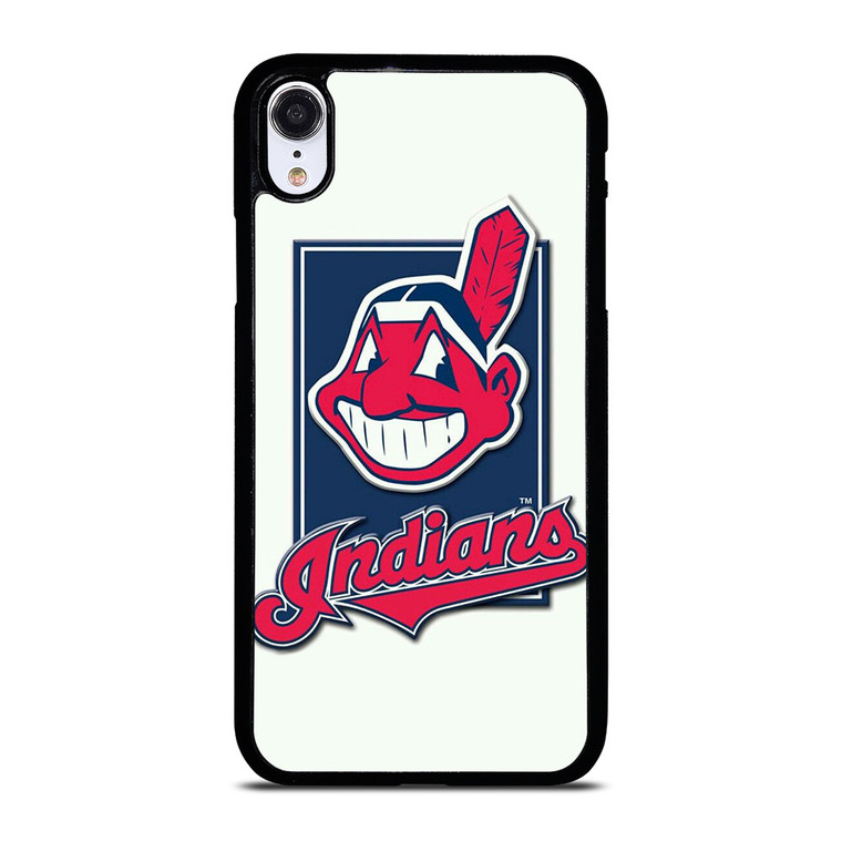 CLEVELAND INDIANS LOGO BASEBALL TEAM MASCOT iPhone XR Case Cover