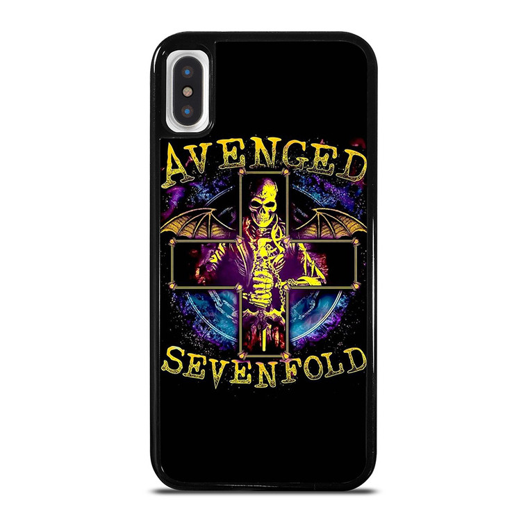 AVENGED SEVENFOLD BAND LOGO SKULL iPhone X / XS Case Cover