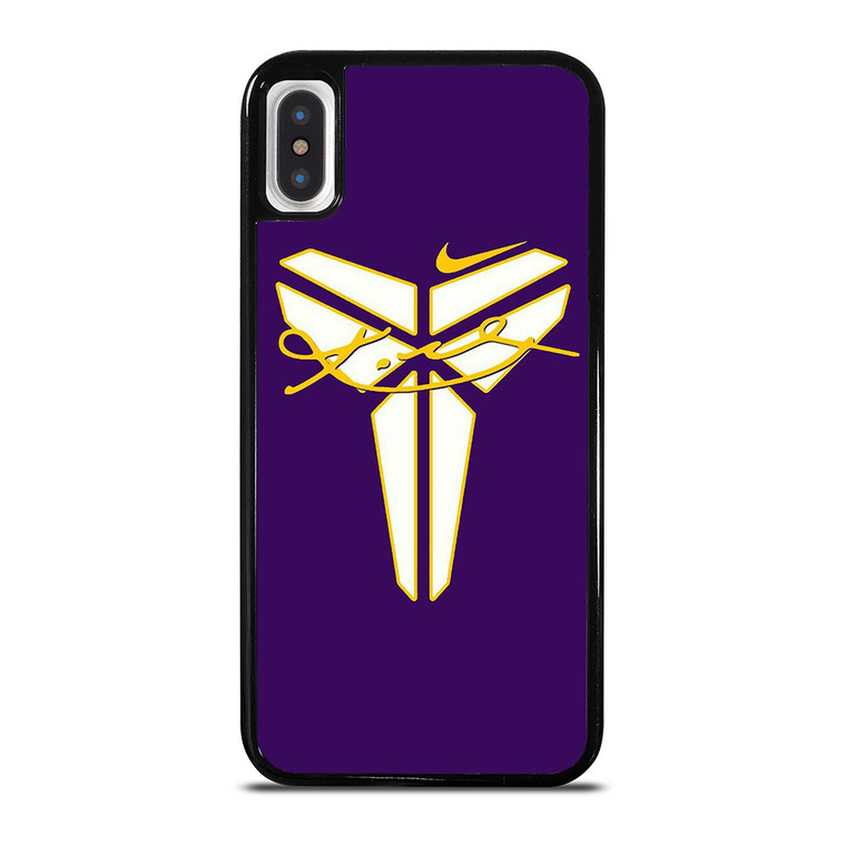 BLACK MAMBA LOGO KOBE BRYANT SIGNATURE iPhone X / XS Case Cover