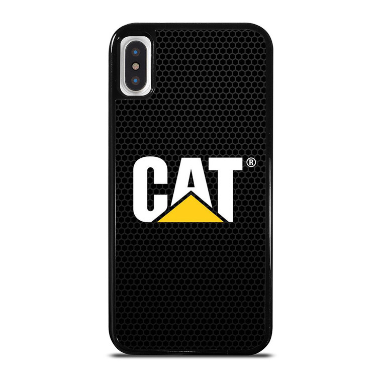 CATERPILLAR CAT LOGO TRACTOR METAL ICON iPhone X / XS Case Cover