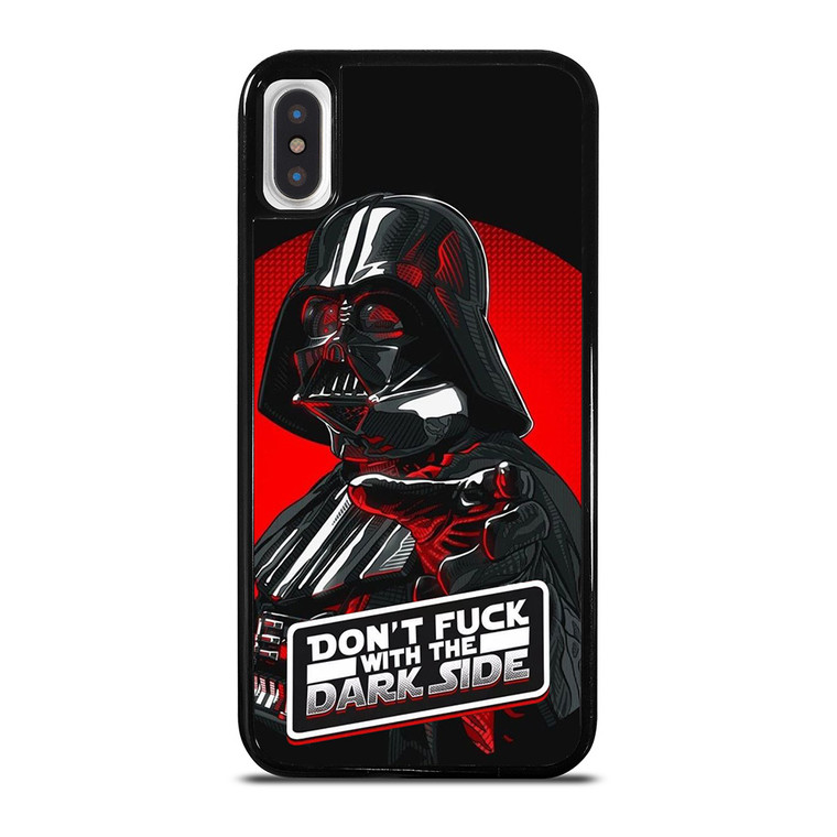 DARTH VADER STAR WARS DONT FUCK DARK SIDE iPhone X / XS Case Cover