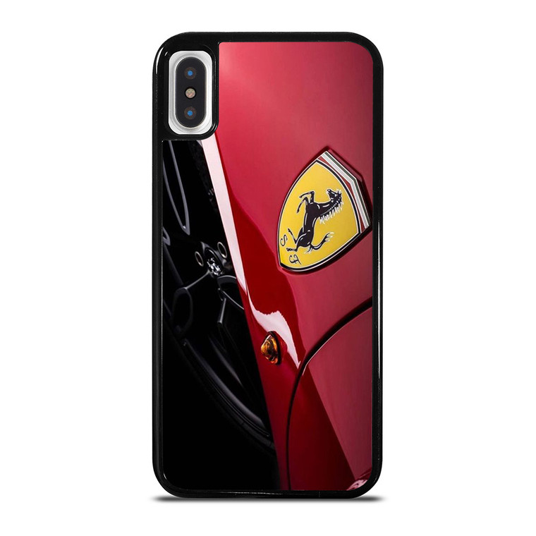 FERRARI LOGO CAR EMBLEM iPhone X / XS Case Cover