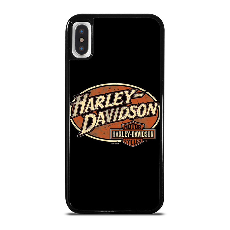 HARLEY DAVIDSON LOGO MOTORCYCLES COMPANY ICON iPhone X / XS Case Cover