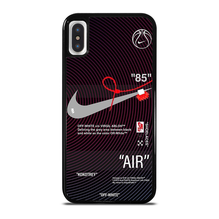 KOKOTREY NIKE AIR JORDAN OFF WHITE iPhone X / XS Case Cover