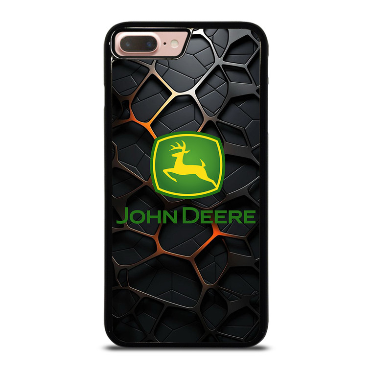JOHN DEERE TRACTOR LOGO STEEL EMBLEM iPhone 8 Plus Case Cover
