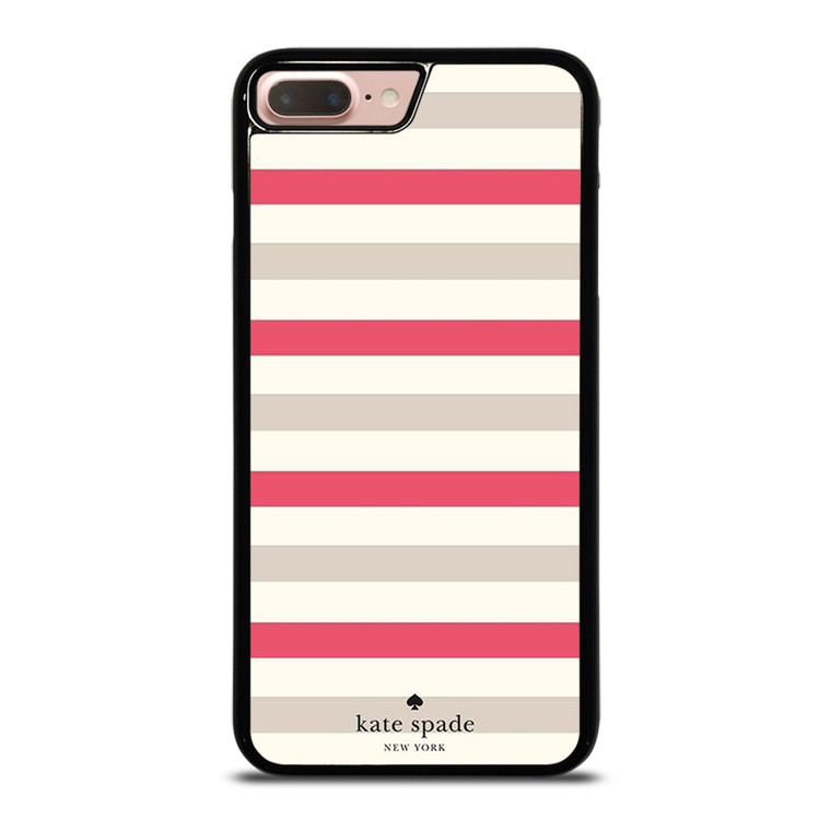 KATE SPADE NEW YORK STRIPES RED WHITE iPhone 8 Plus Case Cover