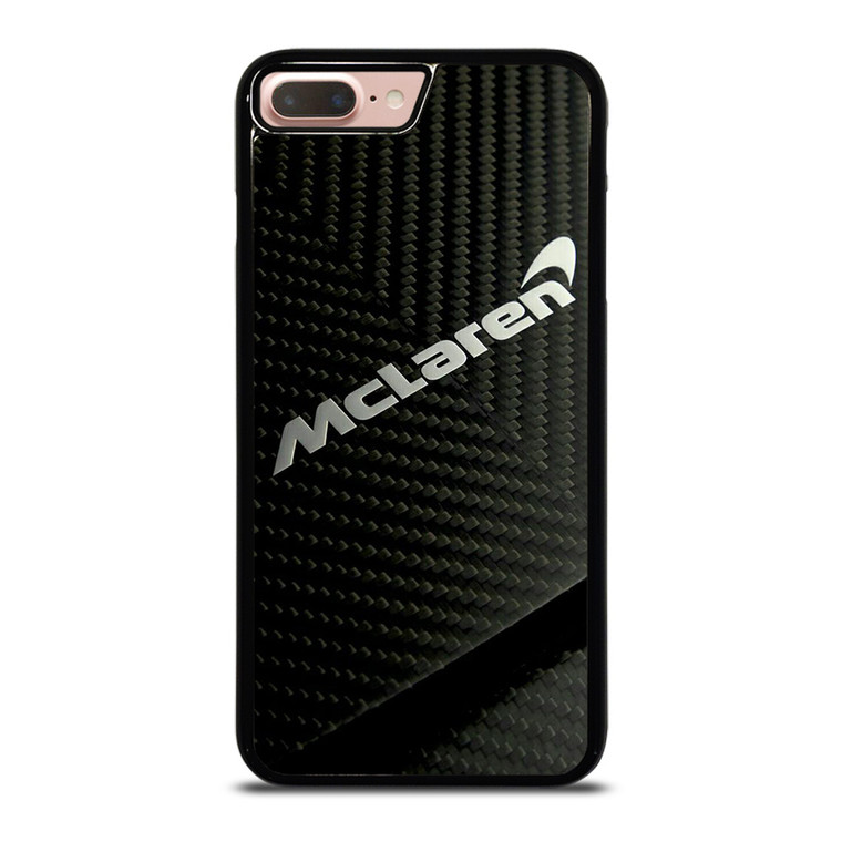 MCLAREN CAR LOGO CARBON iPhone 8 Plus Case Cover