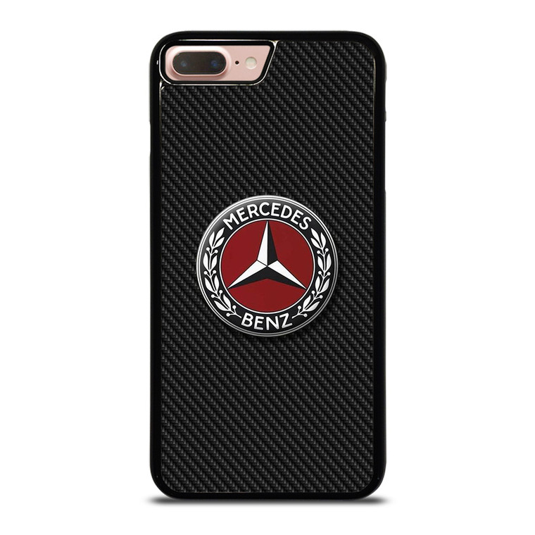 MERCEDES BENZ CLASSIC LOGO CARBON iPhone 8 Plus Case Cover