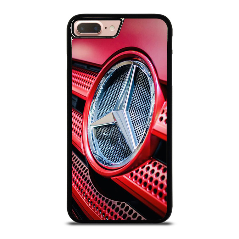 MERCEDES BENZ LOGO EMBLEM RED iPhone 8 Plus Case Cover
