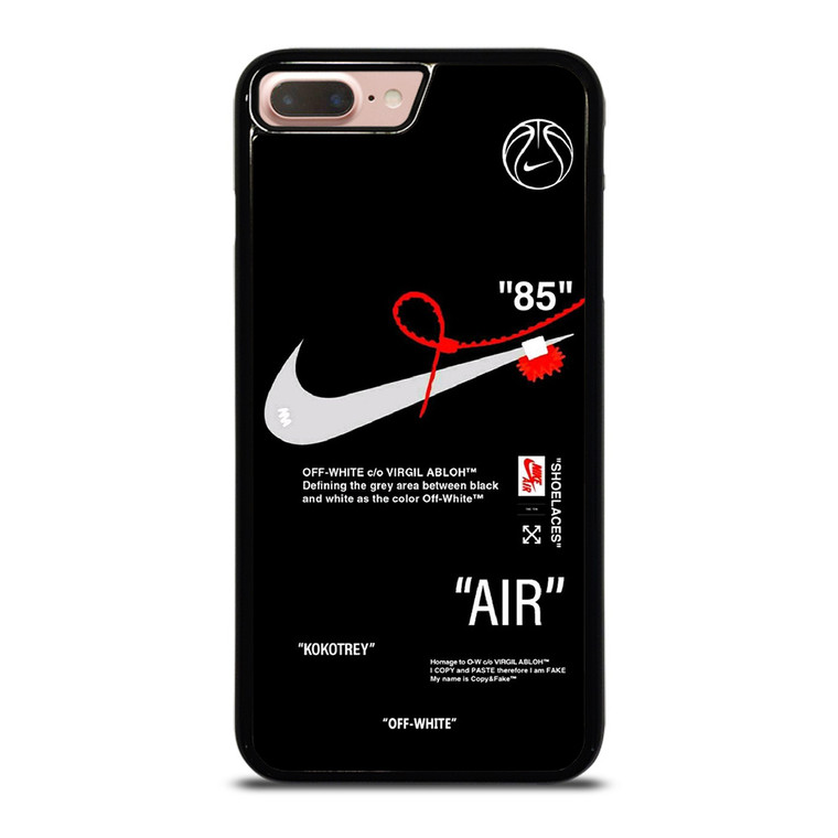 NIKE AIR JORDAN OFF WHITE BLACK KOKOTREY iPhone 8 Plus Case Cover