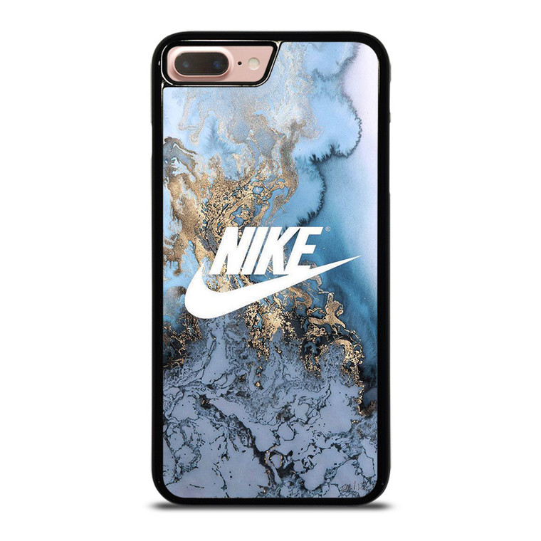 NIKE LOGO BLUE MARBLE iPhone 8 Plus Case Cover