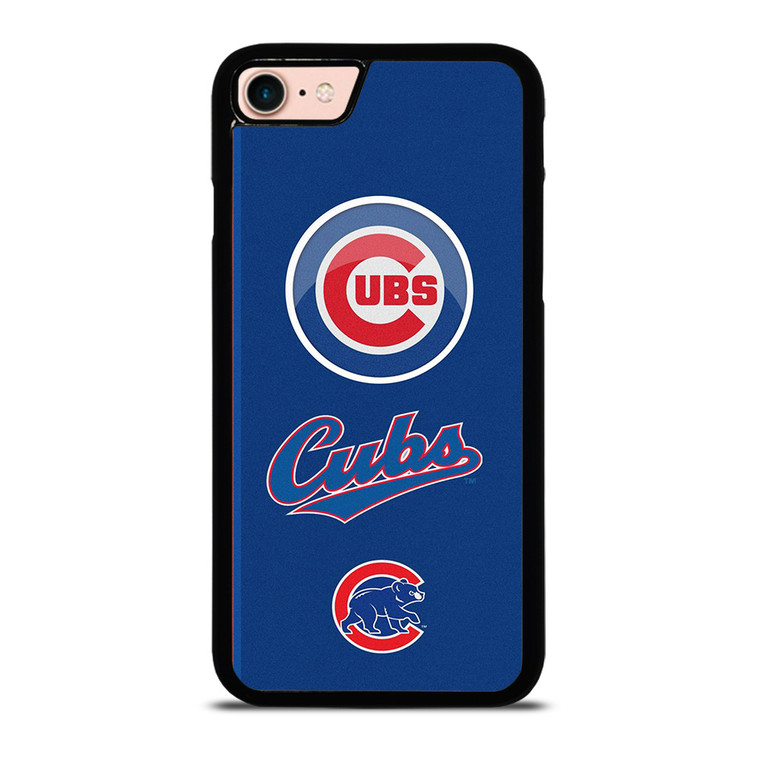 CHICAGO CUBS LOGO BASEBALL TEAM ICON iPhone 8 Case Cover
