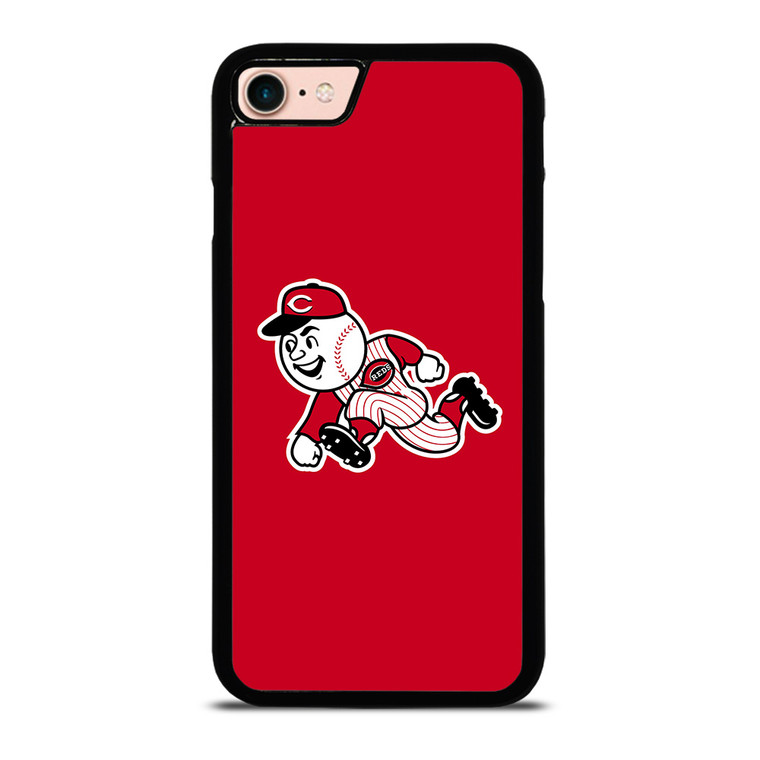 CINCINNATI REDS MASCOT MLB BASEBALL TEAM LOGO iPhone 8 Case Cover