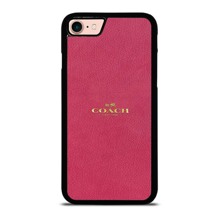 COACH NEW YORK LOGO PINK iPhone 8 Case Cover