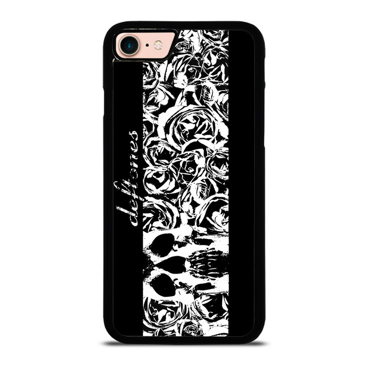 DEFTONES ROCK BAND LOGO SKULL ROSE iPhone 8 Case Cover