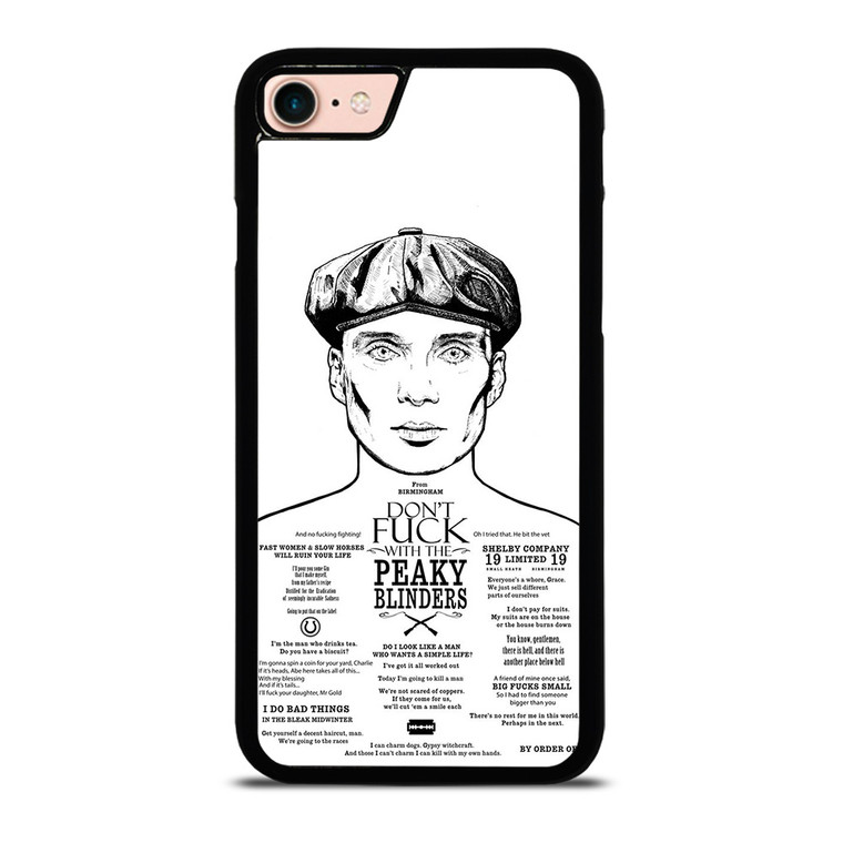 DONT FUCK WITH PEAKY BLINDERS iPhone 8 Case Cover