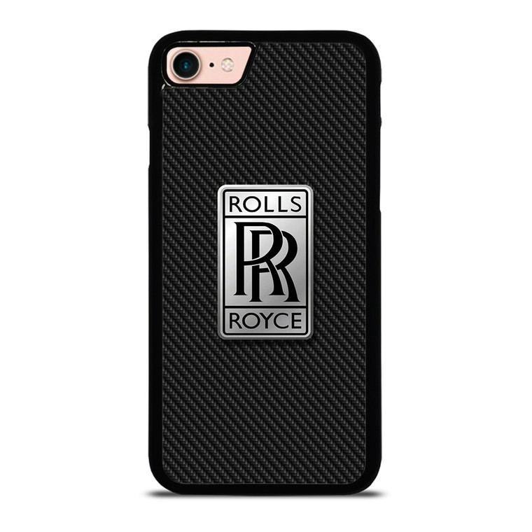 ROLLS ROYCE CAR LOGO CARBON iPhone 8 Case Cover