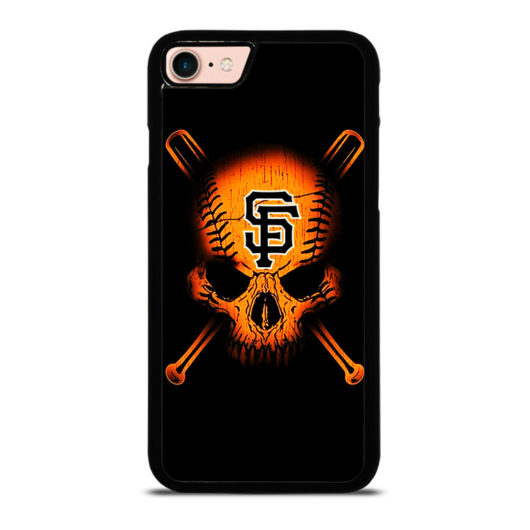 SAN FRANCISCO GIANTS LOGO BASEBALL SKULL iPhone 8 Case Cover