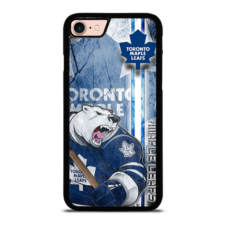 TORONTO MAPLE LEAFS LOGO BEAR MASCOT iPhone 8 Case Cover