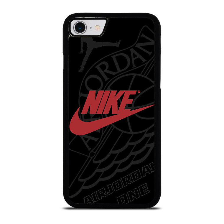 NIKE AIR JORDAN ONE LOGO iPhone SE 2022 Case Cover