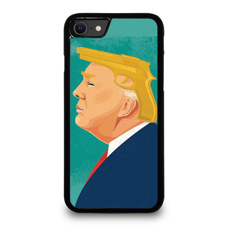 DONALD TRUMP HAIR TRIGGER iPhone SE 2020 Case Cover