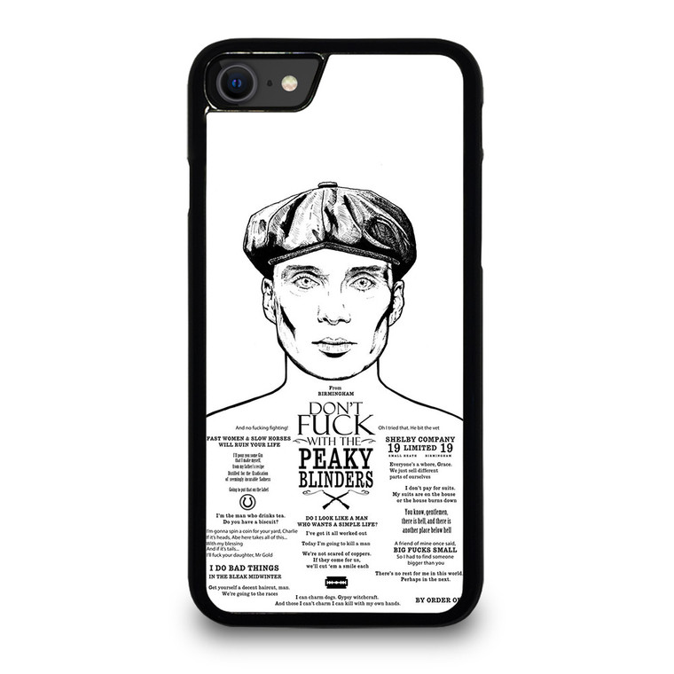 DONT FUCK WITH PEAKY BLINDERS iPhone SE 2020 Case Cover