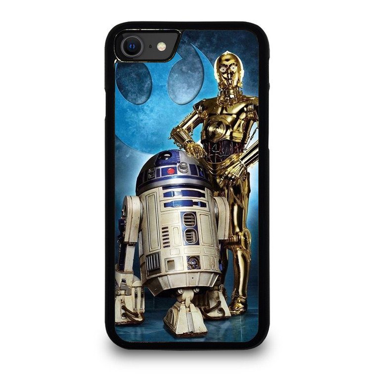 DROID 3-CPO AND R2-D2 STAR WARS iPhone SE 2020 Case Cover