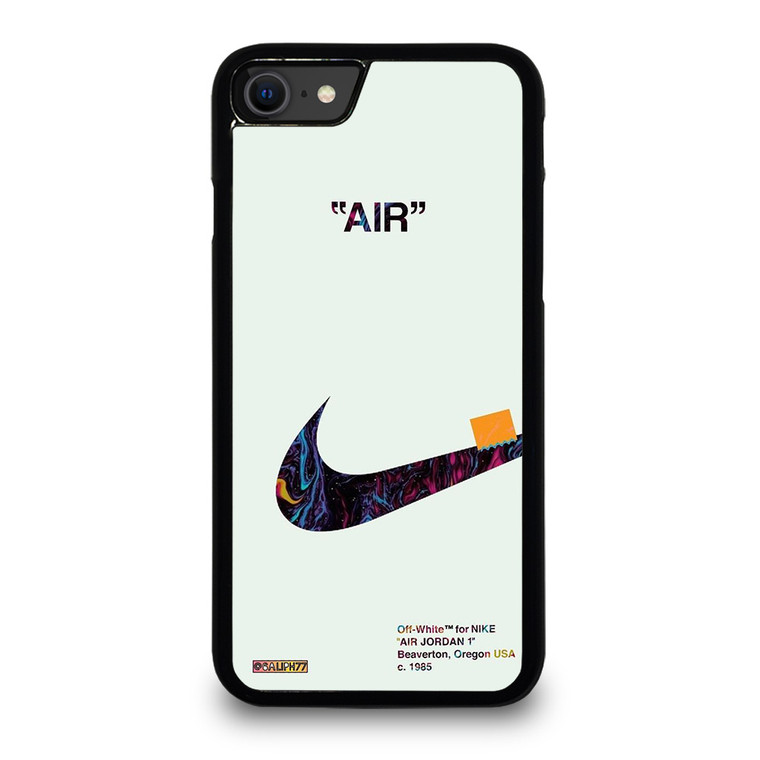 OFF WHITE FOR NIKE AIR JORDAN LOGO iPhone SE 2020 Case Cover