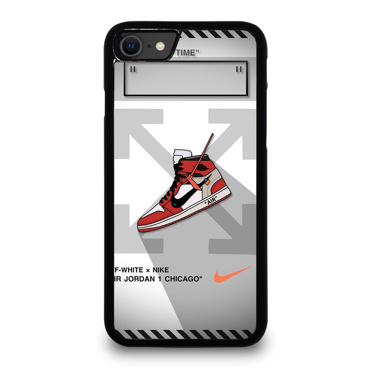 OFF WHITE NIKE AIR JORDAN CHICAGO iPhone SE 2020 Case Cover