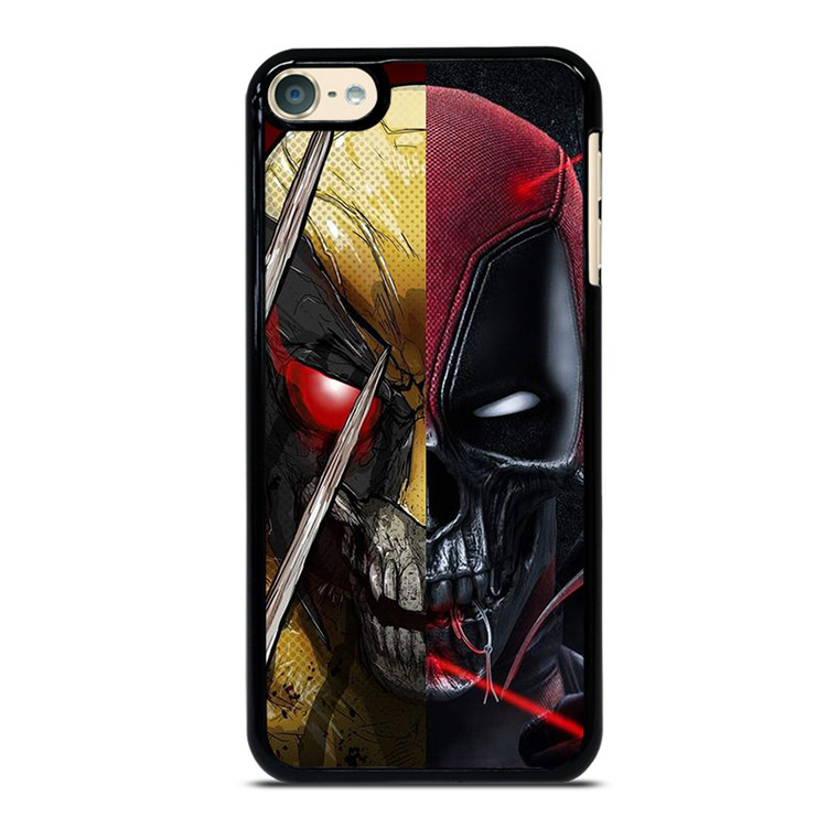 DEADPOOL X WOLVERINE SKULL ICON iPod Touch 6 Case Cover