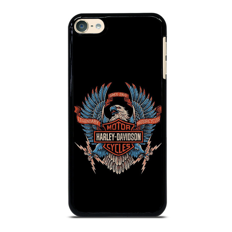 HARLEY DAVIDSON LEGENDARY MOTORCYCLES LOGO EAGLE iPod Touch 6 Case Cover