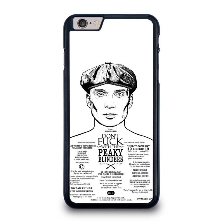 DONT FUCK WITH PEAKY BLINDERS iPhone 6 / 6S Plus Case Cover